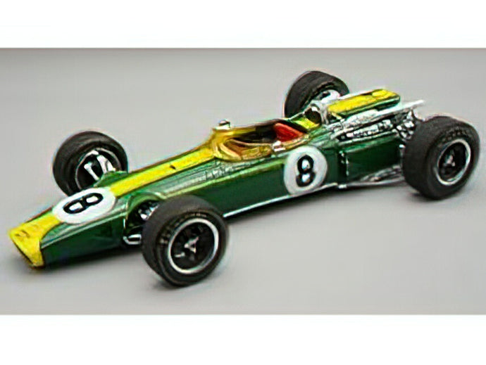 【予約】10-12月以降発売予定LOTUSロータス F1 43 TEAM LOTUS N 8 AFRICAN GP 1967 GRAHAM HILL - BRITISH RACING GREEN YELLOW /Tecno 1/18 ミニカー