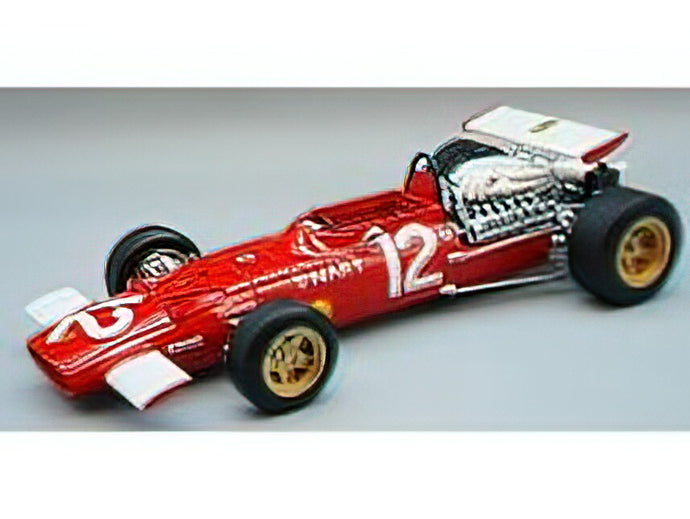 【予約】10-12月以降発売予定FERRARIフェラーリ F1 312 N 12 MEXICO GP 1969 PEDRO RODRIGUEZ - RED WHITE /Tecno 1/18 ミニカー