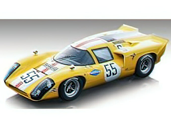 【予約】12月以降発売予定LOLA  T70 MK3B GT 5.0L V8 TEAM ECURIE BONNIER N 55 1000km NURBURGRING 1969 J.BONNIER - H.MULLER - YELLOW WHITE /Tecno 1/18 ミニカー