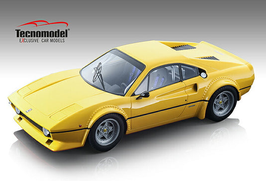 1976 308 GTM LM, Street Version, yellow /TECNOMODEL 1/18 ミニカー