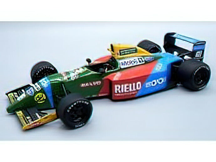 BENETTON - F1 B190 FORD N 19 GERMANY GP 1990 ALESSANDRO NANNINI - GREEN RED BLUE /Tecnomodel 1/18ミニカー