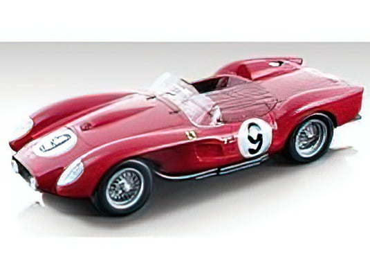 【予約】2023年発売予定FERRARI - 250TR 3.1L V12 PONTOON FENDER TESTAROSSA SPIDER TEAM SCUDERIA FERRARI N 9 24h LE MANS 1957 O.GENDEBIEN - M.TRINTIGNANT - RED /Tecnomodel 1/18ミニカー