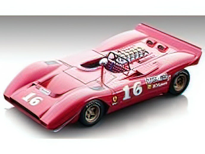 【予約】10月以降発売予定FERRARIフェラーリ 612 CAN-AM N 16 3rd MID-OHIO 1969 CHRIS AMON - RED /Tecno 1/18ミニカー