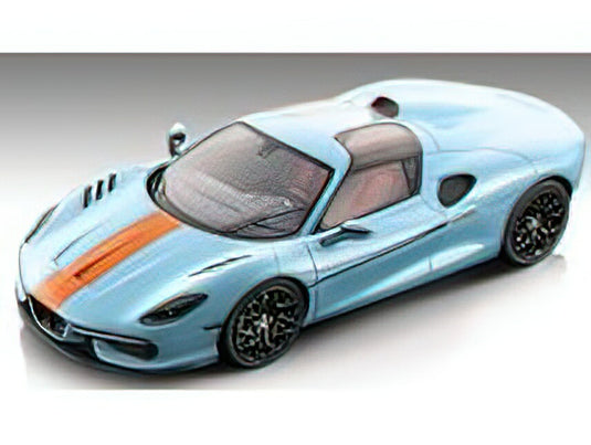 【予約】2023年発売予定TOURING - SUPERLEGGERA ARESE RH95 (CHASSIS AND ENGINE F-12) 2021 - LIGHT BLUE ORANGE - GULF COLOURS /Tecnomodel 1/18ミニカー
