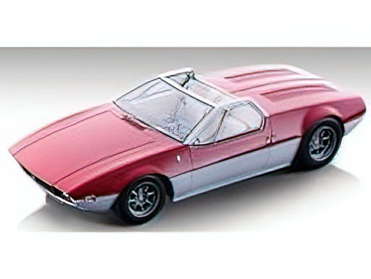 【予約】10-12月以降発売予定DE TOMASO - MANGUSTA SPIDER 1986 - RED SILVER /Tecno 1/18 ミニカー