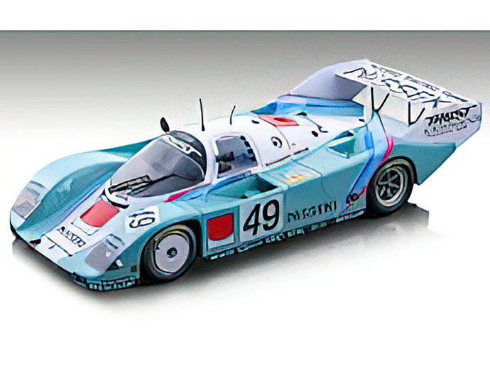 【予約】12月以降発売予定PORSCHE - 962C NISSEKI N 49 24h LE MANS 1991 G.FOUCHE' - S.ANDSKAR - LIGHT BLUE WHITE /TECNOMODEL 1/18 ミニカー