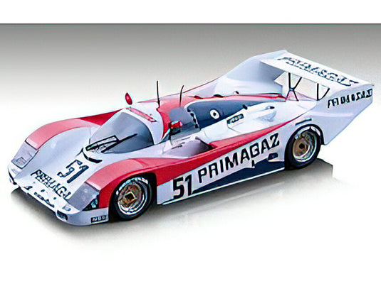【予約】12月以降発売予定PORSCHE - 962C PRIMAGAZ N 51 24h LE MANS 1991 J.LASSIG - O.ALTENBACH - P.YVER - WHITE RED /TECNOMODEL 1/18 ミニカー