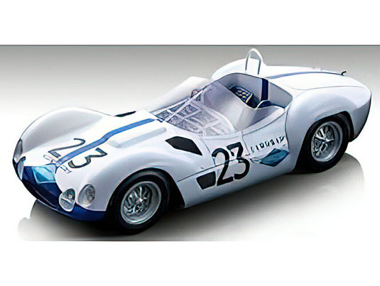 【予約】12月以降発売予定MASERATI - TIPO 61 BIRDCAGE N 23 WINNER SEBRING GP 1960 S.MOSS - D.GURNEY - WHITE /TECNOMODEL 1/18 ミニカー