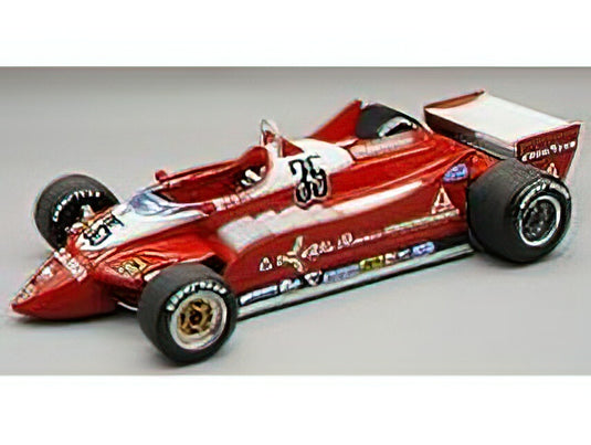 【予約】10-12月以降発売予定ALFA ROMEOアルファロメオ F1 179 N 35 ITALY GP 1979 BRUNO GIACOMELLI - RED WHITE /Tecno 1/18 ミニカー