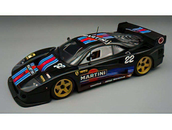 【予約】2024年発売予定FERRARIフェラーリ F40 LM MARTINI RACING N 22 RACING 1996 - GOLD WHEELS - BLACK /Tecno 1/18 ミニカー