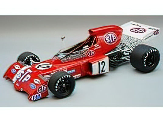 【予約】10-12月以降発売予定MARCH - F1 721X STP N 12 BELGIUM GP 1972 NIKI LAUDA - RED WHITE /Tecno 1/18 ミニカー