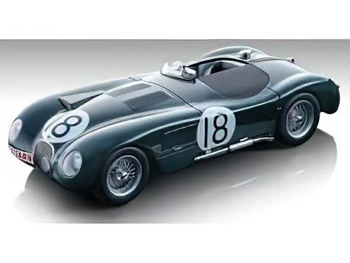 【予約】8月以降発売予定JAGUAR - C-TYPE SPIDER 3.4L TEAM JAGUAR CARS LTD N 18 WINNER 24h LE MANS 1953 TONY ROLT - DUNCAN HAMILTON - BRITISH RACING GREEN /Tecno 1/18 ミニカー