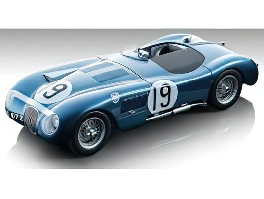 【予約】8月以降発売予定JAGUAR - C-TYPE SPIDER 3.4L TEAM ECURIE ECOSSE N 19 WINNER GOODWOOD FESTIVAL 1953 STEWART - SANDERSSON - BLUE MET /Tecno 1/18 ミニカー