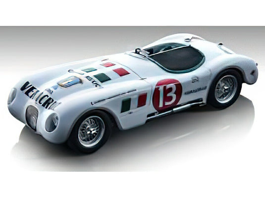 【予約】8月以降発売予定JAGUAR - C-TYPE SPIDER 3.4L N 13 RALLY CARRERA PANAMERICANA 1953-1954 FRANCISCO IBARRA - FERNANDO PINAL - WHITE /Tecno 1/18 ミニカー