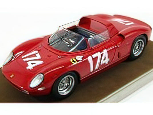 FERRARI - 250P SPIDER N 174 TARGA FLORIO 1963 M.PARKES - J.SURTEES - RED /Tecnomodel 1/18ミニカー