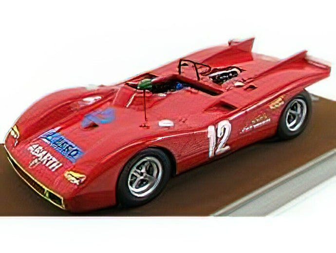 ABARTH - 2000SP N 12 TARGA FLORIO 1971 TARAMAZZO - OSTINI - RED /Tecnomodel 1/18ミニカー