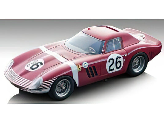 【予約】2024年発売予定FERRARIフェラーリ 250 GTO 64 N 26 WINNER 12h REIMS 1964 N.VACCARELLA - P.RODRIGUEZ - RED WHITE /Tecno 1/18 ミニカー