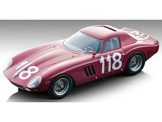 【予約】2024年発売予定FERRARIフェラーリ 250 GTO 64 N 118 TARGA FLORIO 1965 C.RAVETTO - G.STARABBA - RED /Tecno 1/18 ミニカー