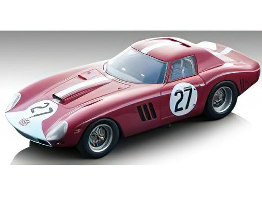 【予約】2024年発売予定FERRARIフェラーリ 250 GTO 64 N 27 TOURIST TROPHY 1964 INEES IRELAND - RED LIGHT BLUE /Tecno 1/18 ミニカー