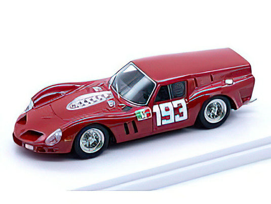 【予約】12月以降発売予定FERRARI - 250 GT BREADVAN N 193 OLLON VILLARS GP 1962 CARLO MARIA ABATE - RED /TECNOMODEL 1/43 ミニカー