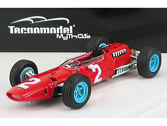 FERRARI - F1 512 N 2 CIRCUIT OF ZANDVOORT GP 1965 J.SURTEES - RED /TECNOMODEL 1/43 ミニカー