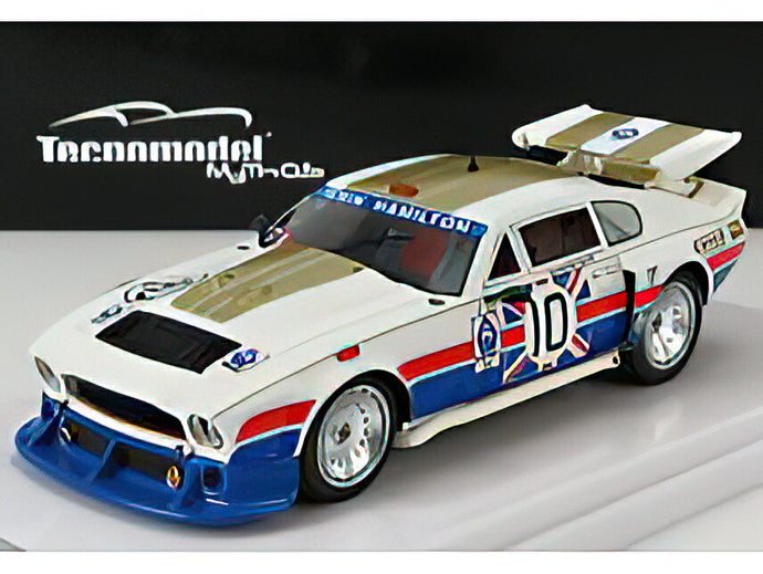 ASTON MARTIN - AM V8 N 10 6h SILVERSTONE 1980 R.HAMILTON - D.BELL - W.GREEN - WHITE RED BLUE /TECNOMODEL 1/43 ミニカー