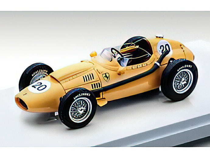 【予約】12月以降発売予定FERRARI - F1 DINO 246 TEAM ECURIE FRANCORCHAMPS N 20 BELGIUM GP 1958 OLIVIER GENDEBIEN - YELLOW /TECNOMODEL 1/43 ミニカー