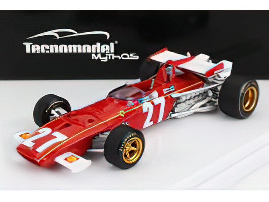 【予約】2024年発売予定FERRARIフェラーリ F1 312B N 27 BELGIUM GP 1970 JACKY ICKX - RED WHITE /Tecno 1/43 ミニカー