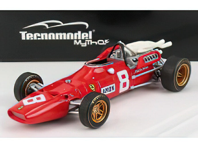 【予約】2024年発売予定FERRARIフェラーリ F1 312 F1-67 N 8 3rd GERMAN GP 1967 C.AMON - RED /Tecno 1/43 ミニカー