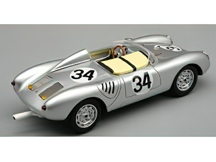 【予約】2024年発売予定PORSCHEポルシェ 550A TEAM PORSCHE KG N 34 24h LE MANS 1957 C.STOREZ - E.CRAWFORD - SILVER /Tecno 1/43 ミニカー