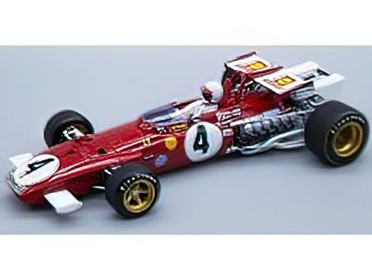 【予約】2023年発売予定FERRARI - F1 312B N 4 WINNER ITALY GP MONZA (with pilot figure) 1970 CLAY REGAZZONI - RED WHITE /Tecnomodel 1/18ミニカー