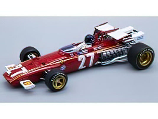 【予約】2023年発売予定FERRARI - F1 312B N 27 BELGIUM GP (with pilot figure) 1970 JACKY ICKX - RED WHITE /Tecnomodel 1/18ミニカー