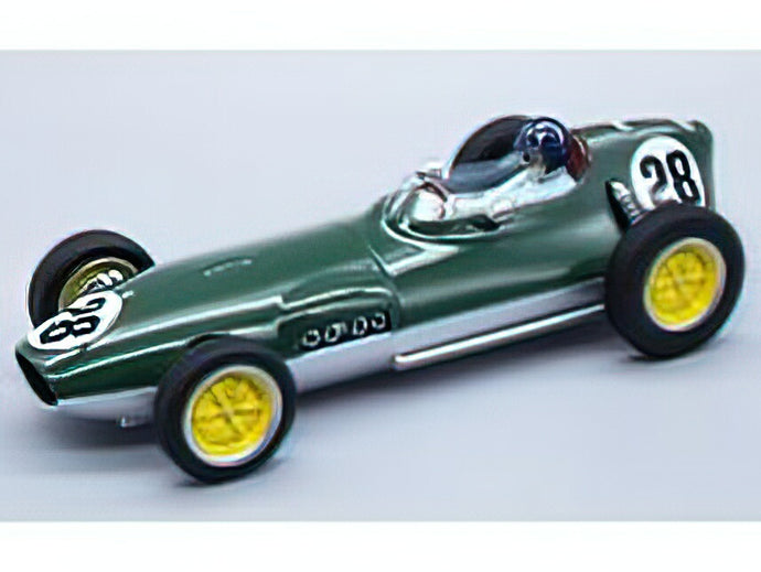 【予約】2023年発売予定LOTUS - F1 16 N 28 BRITISH GP AINTREE (with pilot figure) 1959 GRAHAM HILL - BRITISH RACING GREEN SILVER /Tecnomodel 1/18ミニカー