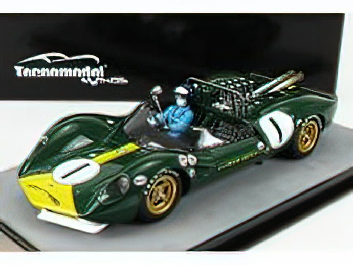 LOTUS - 40 N 1 RIVERSIDE GP (with pilot figure) 1965 JIM CLARK - BRITISH RACING GREEN YELLOW /Tecnomodel 1/18ミニカー