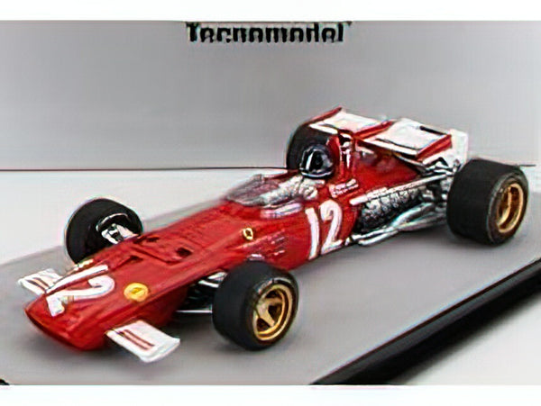 FERRARIフェラーリ F1 312B N 12 WINNER AUSTRIA GP (with pilot figure) 1970 JACKY ICKX - RED WHITE /Tecno 1/18ミニカー