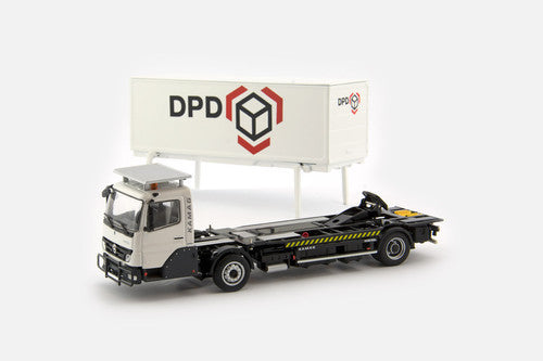 特注KAMAG Wiesel White with DPD Container トラック コンテナ/TONKIN 建設機械模型 工事車両 1/50 ミニチュア