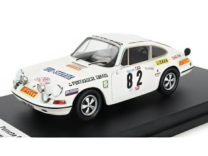 PORSCHE  911S  N 82 TAP RALLY 1972 A.NUNES - A.MORAIS - WHITE /Trofeu 1/43ミニカー