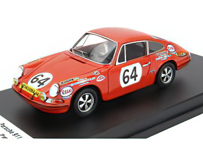 PORSCHE  911S COUPE TEAM C.HALDI N 64 24h LE MANS 1970 JEAN SAGE /Trofeu 1/43ミニカー