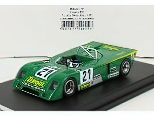 CHEVRON - B23 N 21 24h TEST DAY LE MANS 1973 J.JUNCADELLA - J.M.JUNCADELLA - GREEN YELLOW /Trofeu 1/43 ミニカー