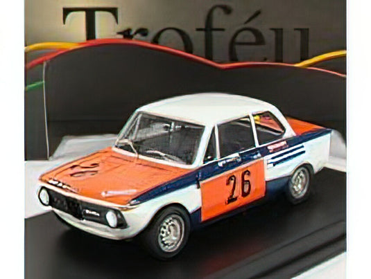 BMW - 2002 N 26 RALLY VILA REAL 1972 M.DE FIGUEIREDO - WHITE RED BLUE /Trofeu 1/43 ミニカー