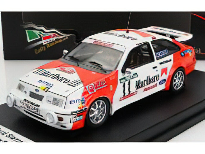 FORD ENGLAND - SIERRA RS COSWORTH (night version) N 11 RALLY PORTUGAL 1987 C.SAINZ - A.BOTO - WHITE RED /Trofeu 1/43 ミニカー