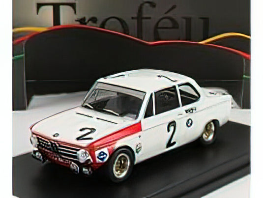 BMW - 2002 Tii N 2 24H SPA FRANCORCHAMPS 1969 H.HAHNE - D.BASCHE - WHITE RED /Trofeu 1/43 ミニカー