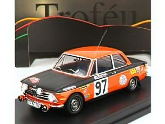 BMW - 2002Ti N 97 RALLY MONTECARLO 1970 A.WARMBOLD - P.WEBER - ORANGE BLACK /Trofeu 1/43 ミニカー