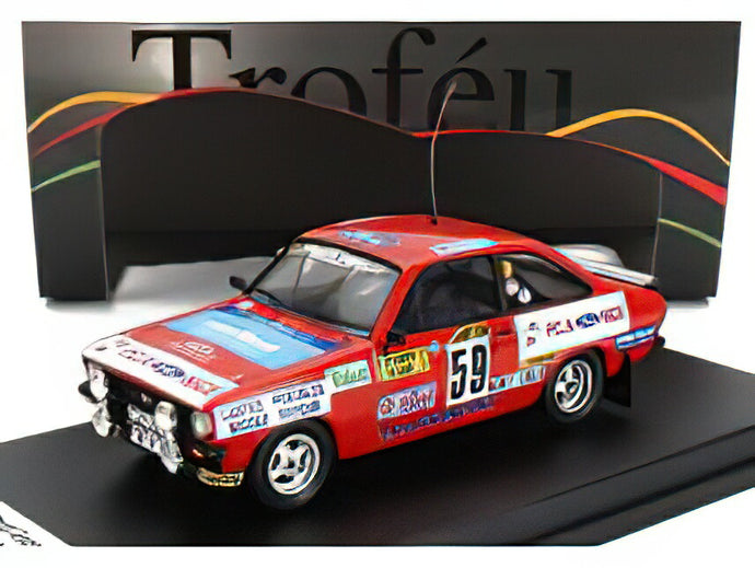 Ford England Escort Mkii Rs2000 (ナイトバージョン) #59 ラリー Montecarlo 1982 レッド TRRFR65/ Trofeu 1/43 ミニカー