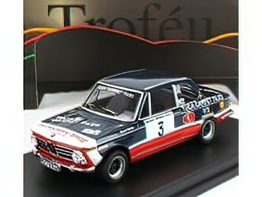 BMW - 2002Ti N 3 CIRCUIT OF IRELAND 1975 B.NELSON - D.GILLESPLE - BLUE WHITE RED /Trofeu 1/43 ミニカー