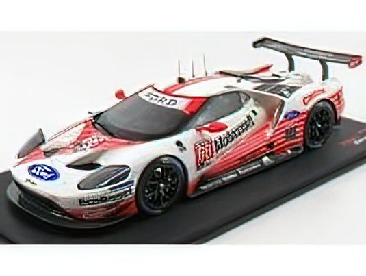 FORD USA - GT 3.5L TURBO V6 TEAM FORD CHIP GANASSI UK N 66 24h DAYTONA 2019 S.MUCKE - O.PLA - B.JOHNSON - WHITE RED /TOPSPEED  1/18 ミニカー