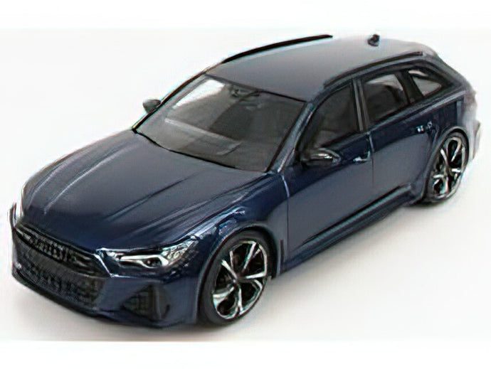 Audi RS 6 Avant カーボンブラック ナバラブルーメタリック/ TrueScale 1/18