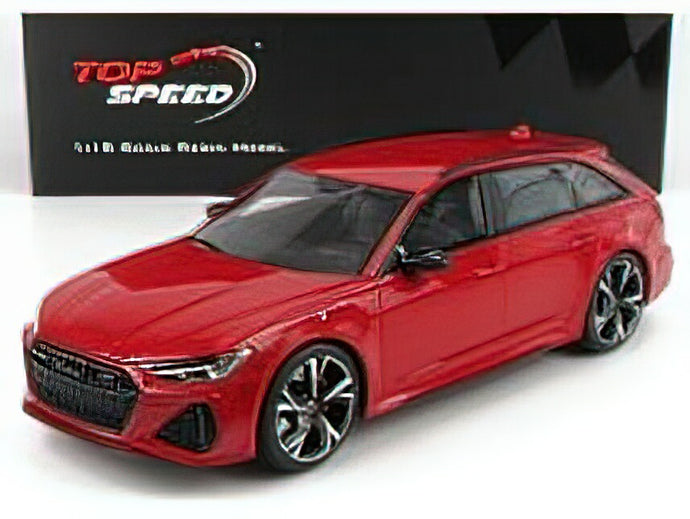 Audi RS 6 Avant カーボンブラック タンゴレッド/ TrueScale 1/18
