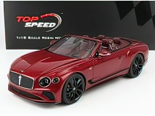 BENTLEY - CONTINENTAL GT CABRIOLET MULLINER NUMBER 1 EDITION 2019 - RED /TOPSPEED  1/18 ミニカー