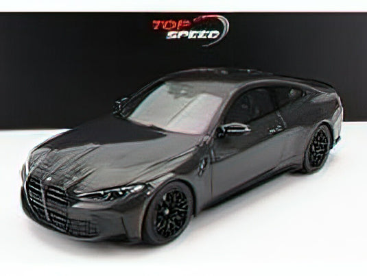 BMW - 4-SERIES M4 COMPETITION COUPE (G82) 2021 - GREY MET /TOPSPEED  1/18 ミニカー